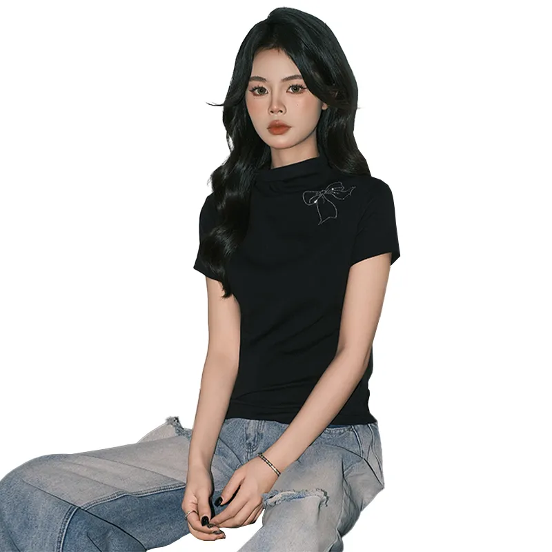 FOREVER 21 Set in Sleeve T Shirt Women's-2