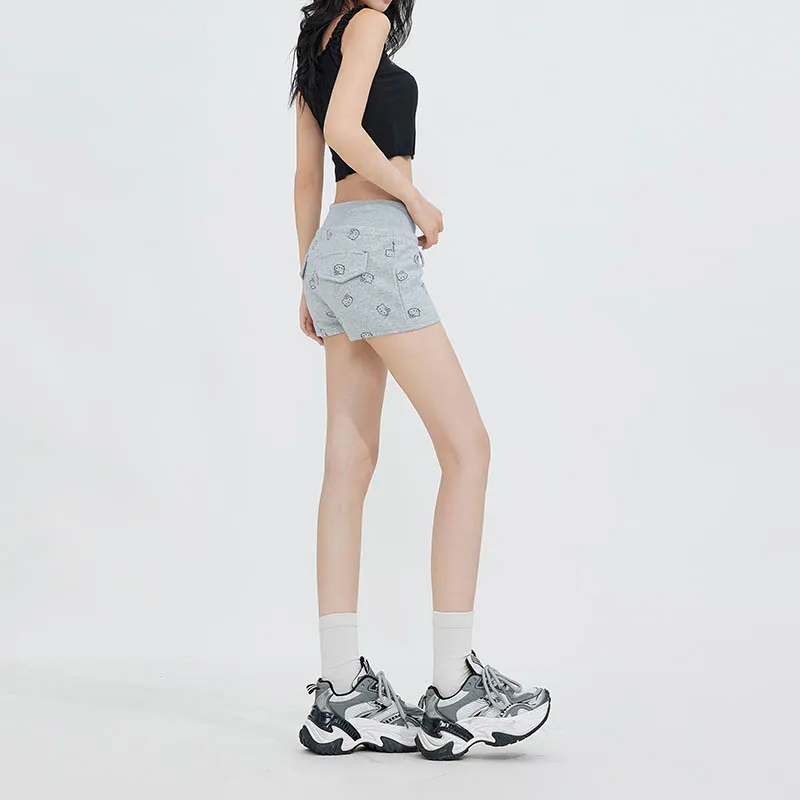 FOREVER 21 Casual Shorts Women's Gray-4