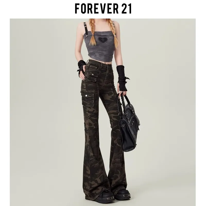 FOREVER 21 Jeans Women's Camouflage-2