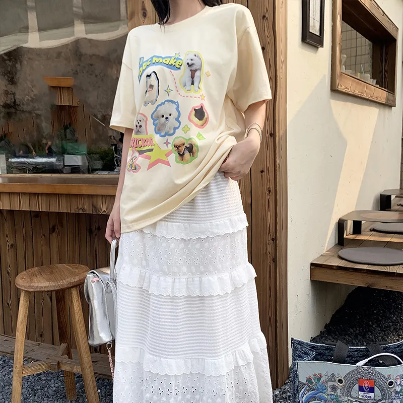 FOREVER 21 Drop Shoulder Sleeve T Shirt Women's-7