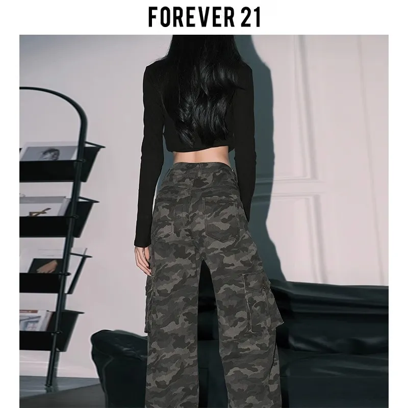 FOREVER 21 Jeans Unisex Camouflage-4