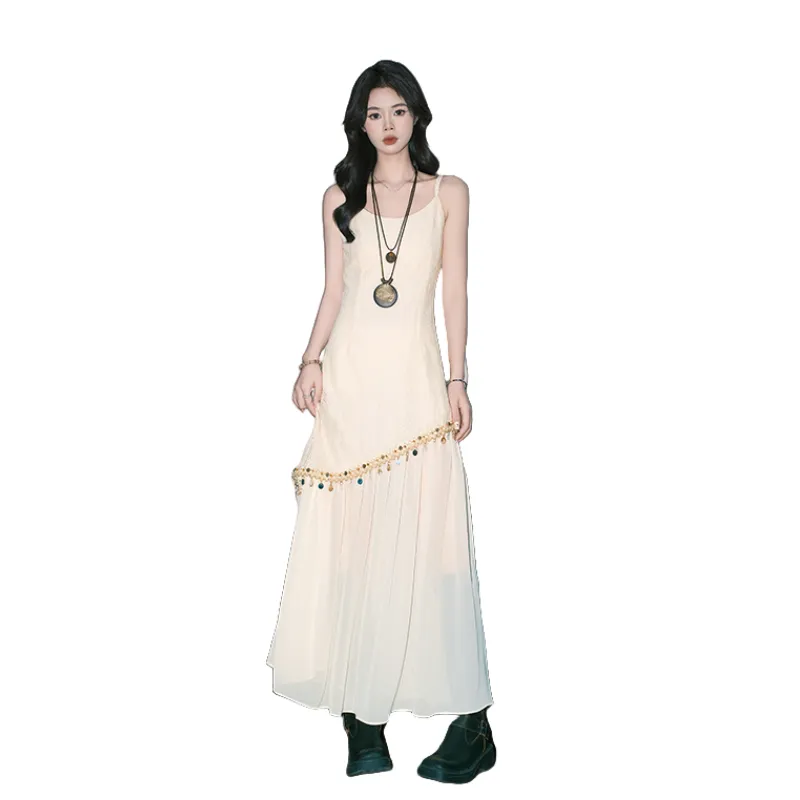 FOREVER 21 Slip Dress Women's Apricot-0