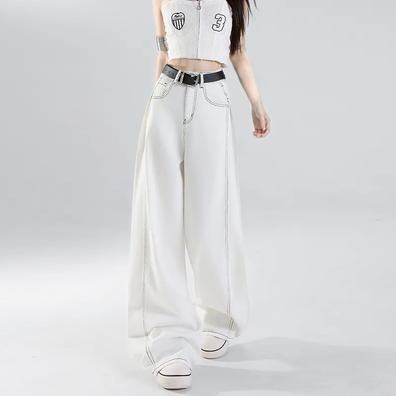 FOREVER 21 Jeans Women's White-4