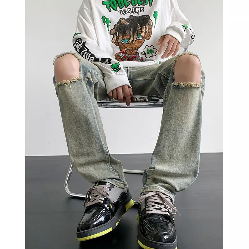 FOREVER 21 Jeans Unisex Yellow Mud-5