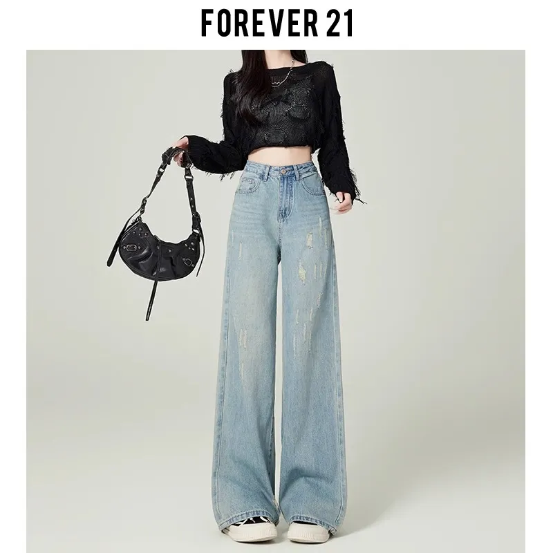 FOREVER 21 Jeans Women's Light Blue-2