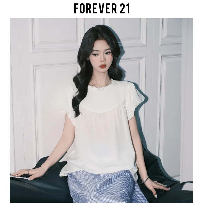 FOREVER 21 Shirts Women's White-7