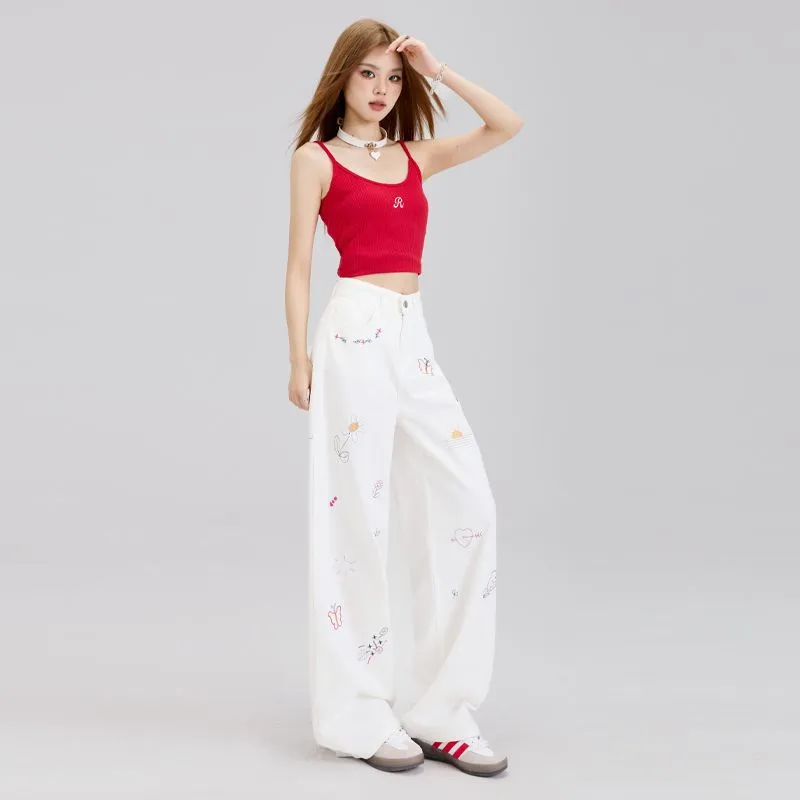 FOREVER 21 Jeans Women's White-3