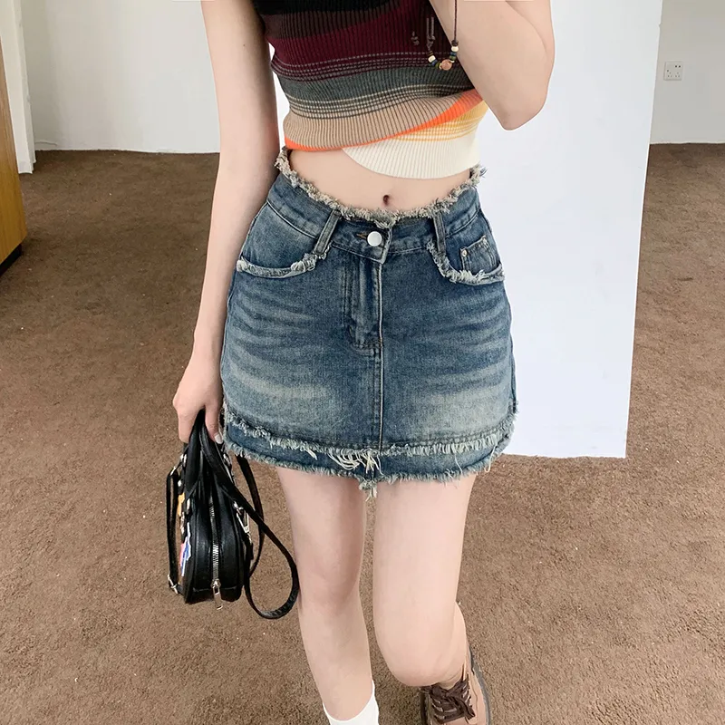 FOREVER 21 Denim Short Skirts Women's-3