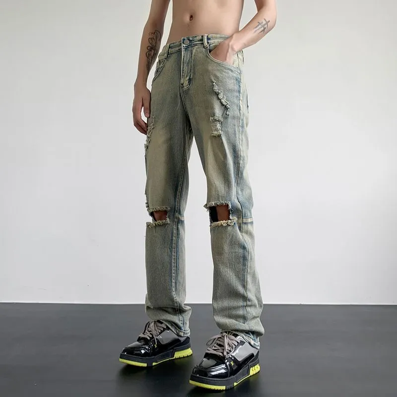 FOREVER 21 Jeans Unisex Yellow Mud-3