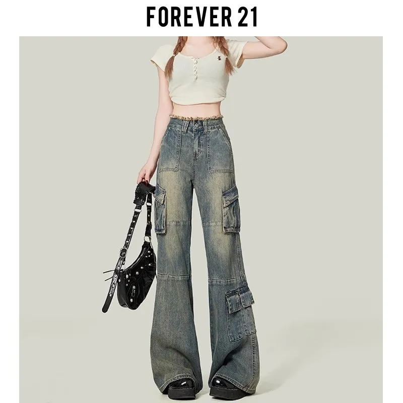 FOREVER 21 Jeans Women's Vintage Blue-2