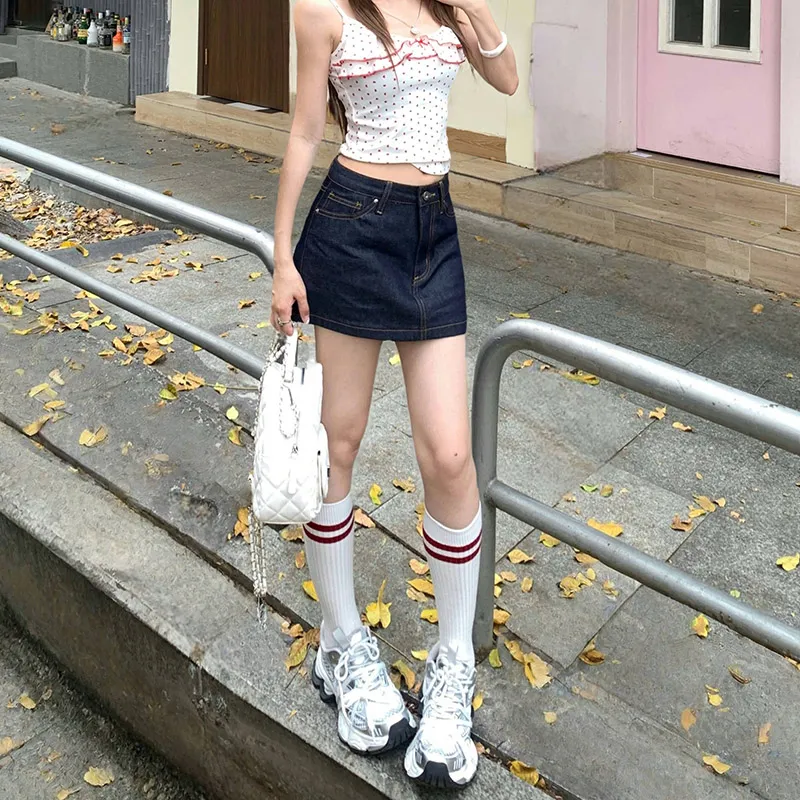 FOREVER 21 Denim Short Skirts Women's-4