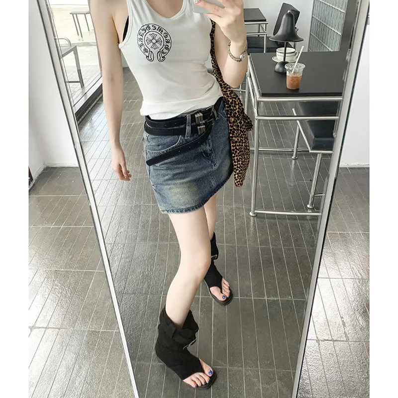 FOREVER 21 Denim Short Skirts Women's-13