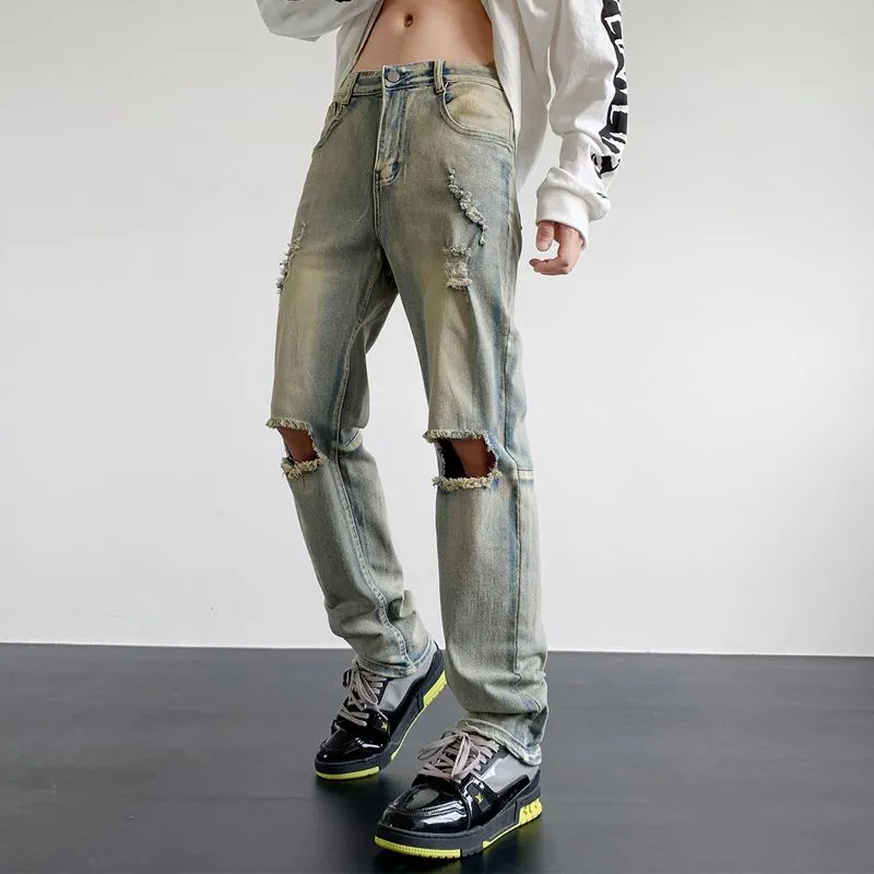 FOREVER 21 Jeans Unisex Yellow Mud-4