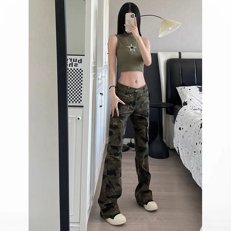 FOREVER 21 Cargo Pants Unisex Camouflage-3