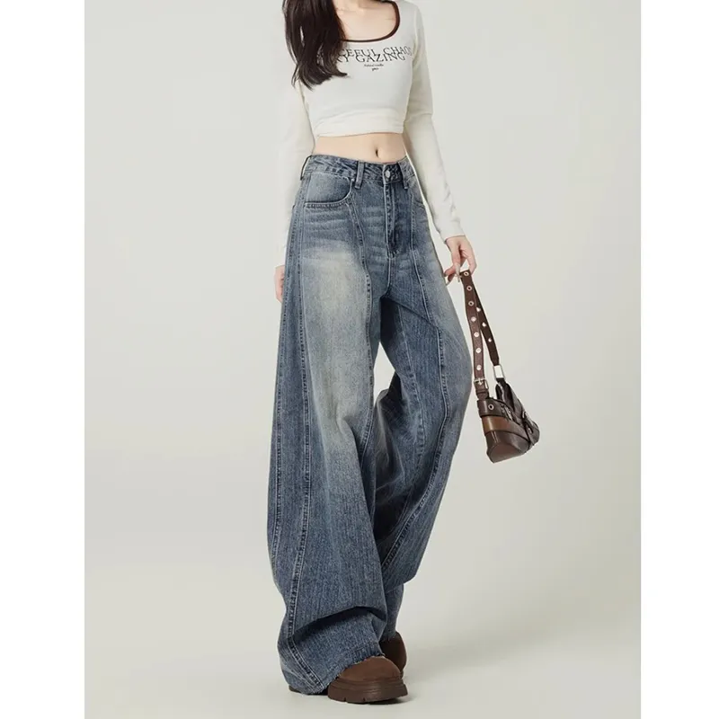FOREVER 21 Jeans Unisex Vintage Blue-4