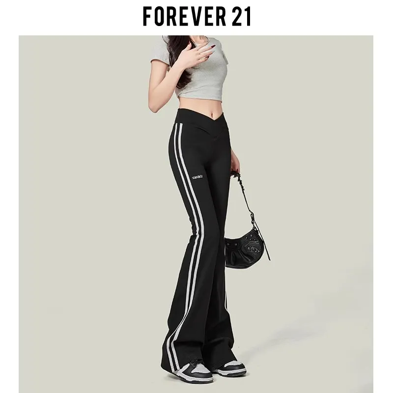 FOREVER 21 Yoga Pants Women's Black-3