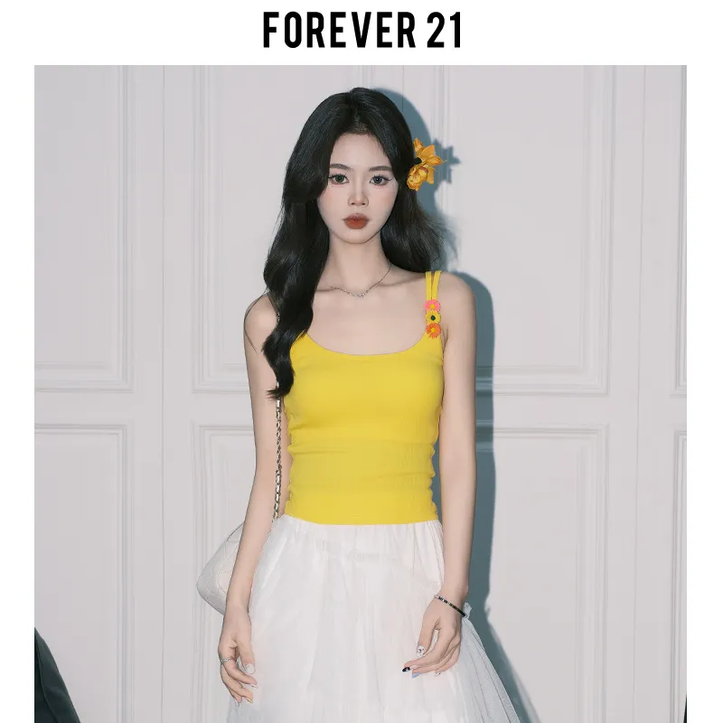 FOREVER 21 Camisole Women's Yellow-2