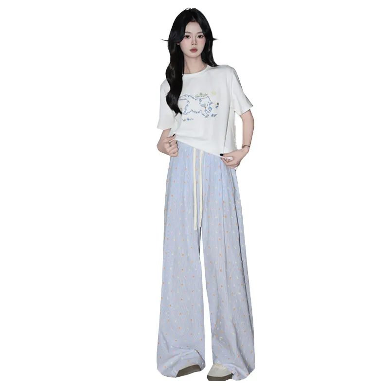 FOREVER 21 Casual Pants Women's Blue-7