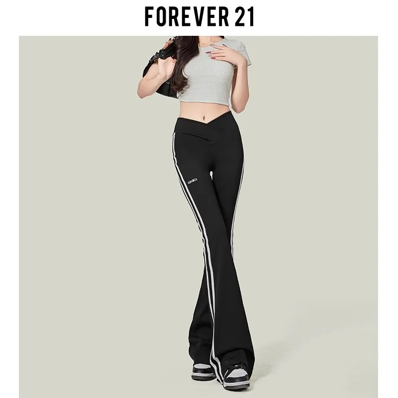FOREVER 21 Yoga Pants Women's Black-4