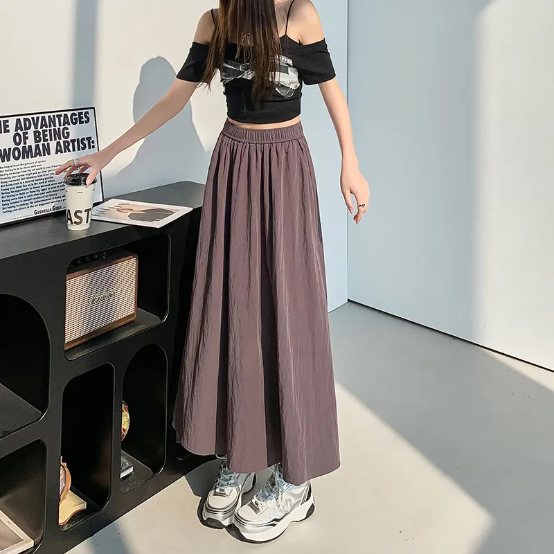 FOREVER 21 Casual Long Skirt Women's-17
