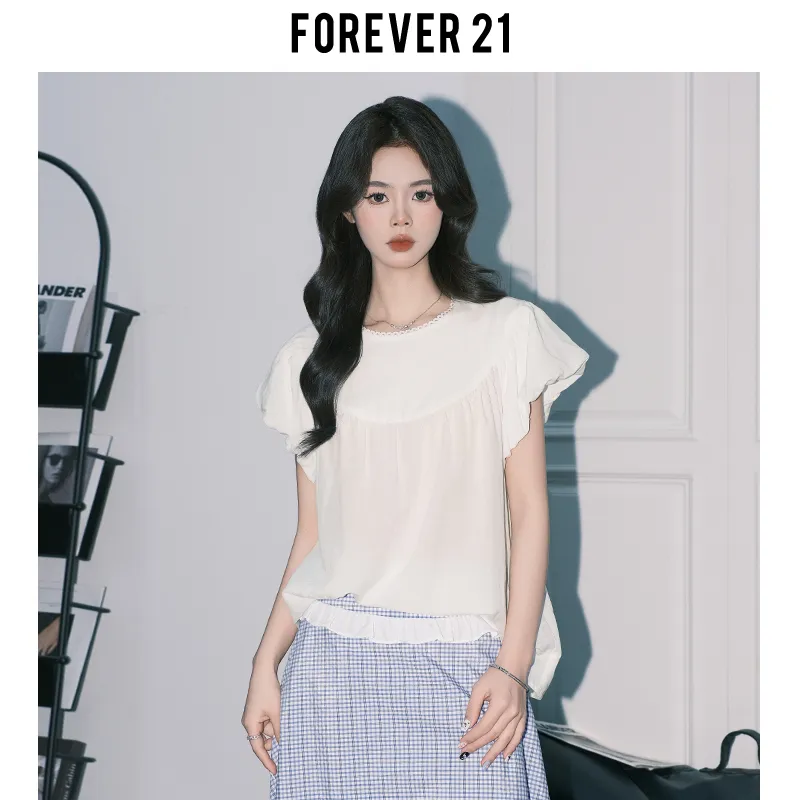 FOREVER 21 Shirts Women's White-4