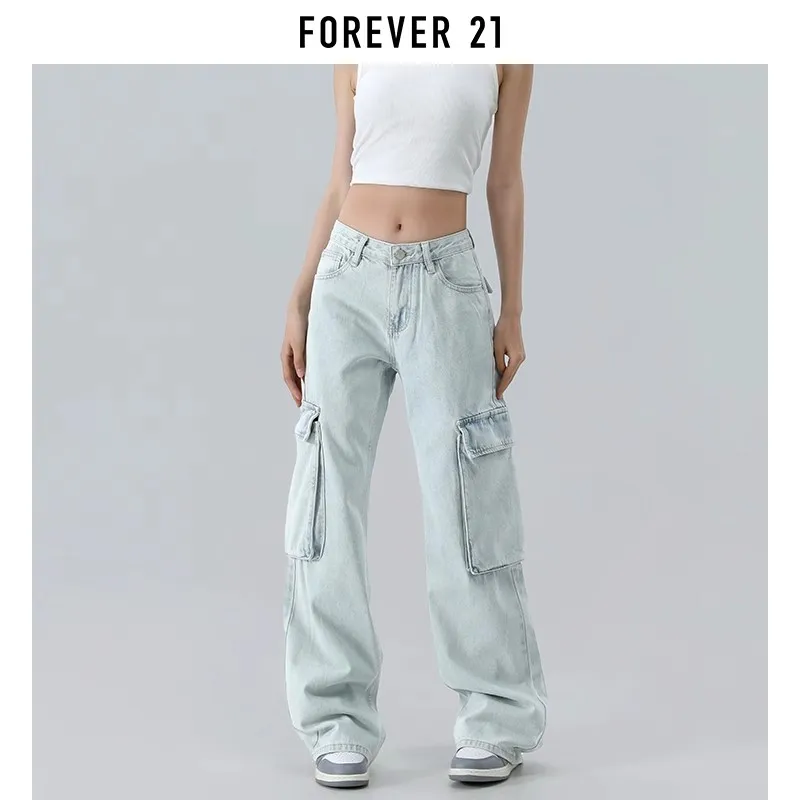 FOREVER 21 Jeans Women's Light Blue-8