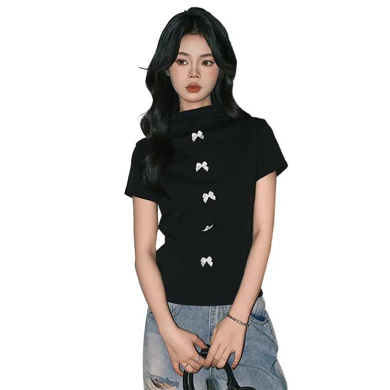 FOREVER 21 Set in Sleeve T Shirt Women's-3
