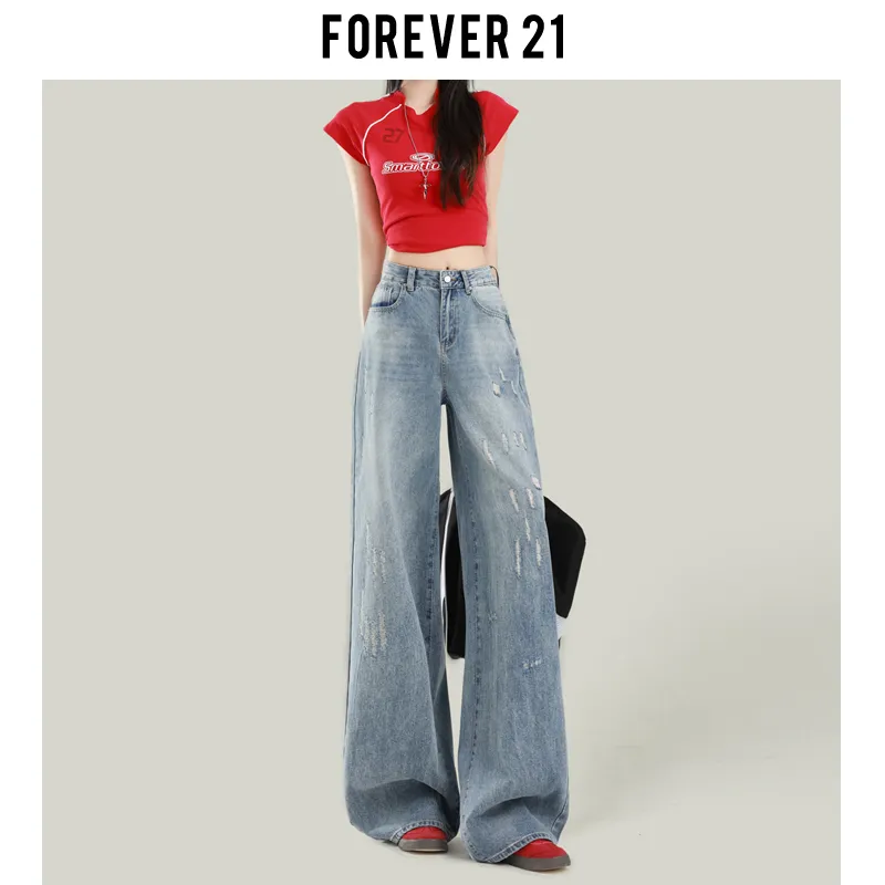 FOREVER 21 Jeans Women's Light Blue-2