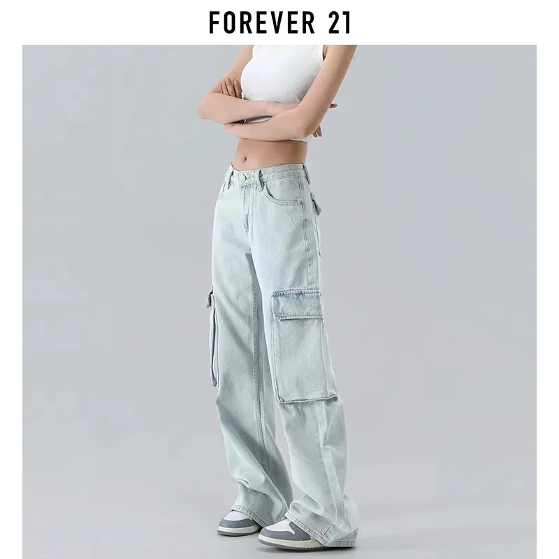 FOREVER 21 Jeans Women's Light Blue-2