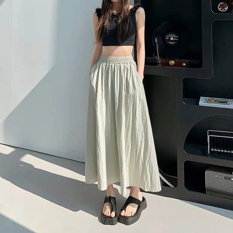 FOREVER 21 Casual Long Skirt Women's-5