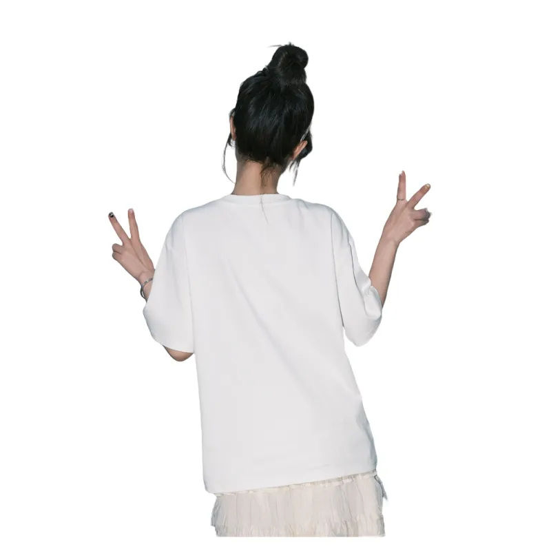 FOREVER 21 T Shirt Women's White-1