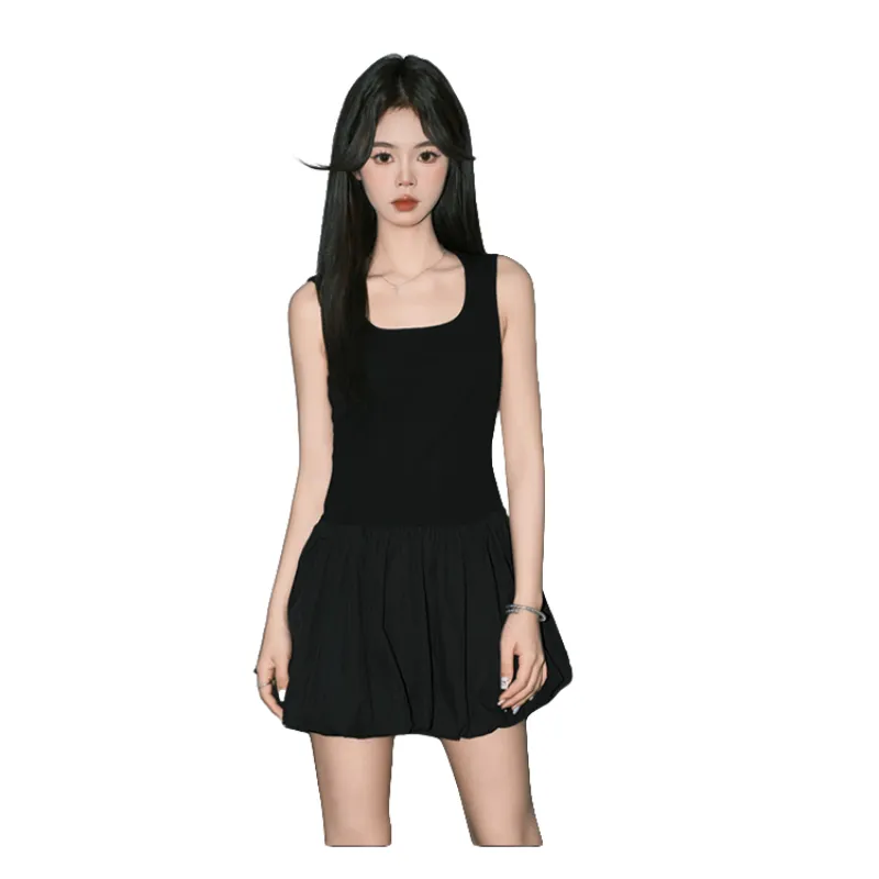 FOREVER 21 Sleeveless Dress Women's Black-0