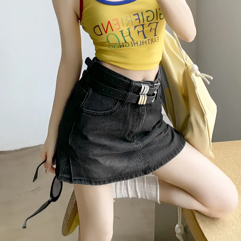 FOREVER 21 Denim Short Skirts Women's-3