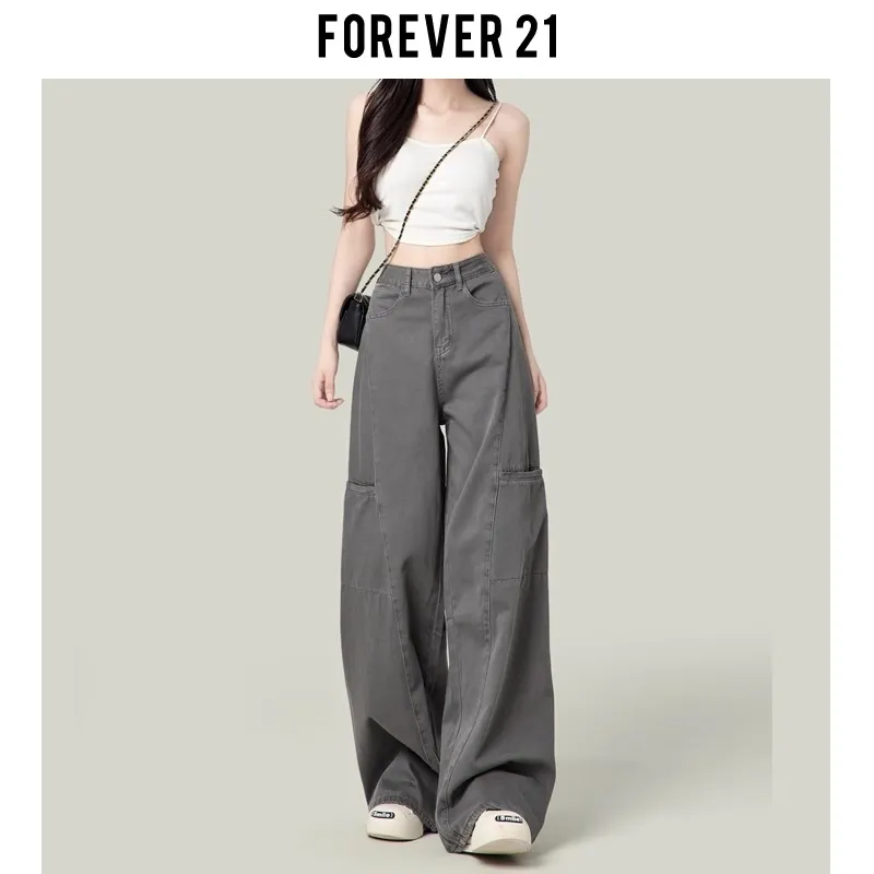 FOREVER 21 Jeans Unisex Gray-3