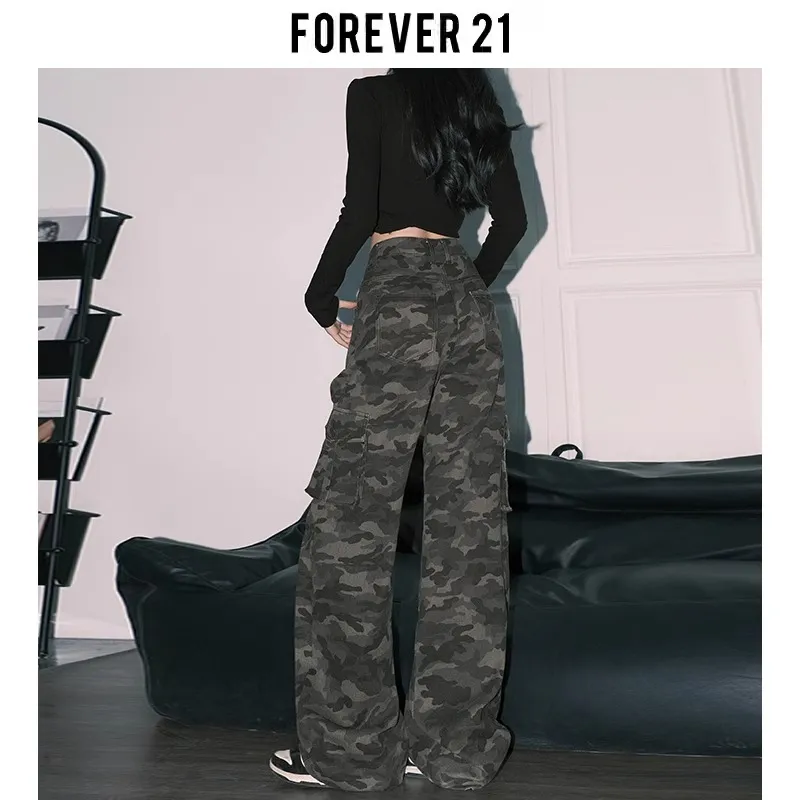 FOREVER 21 Jeans Unisex Camouflage-2