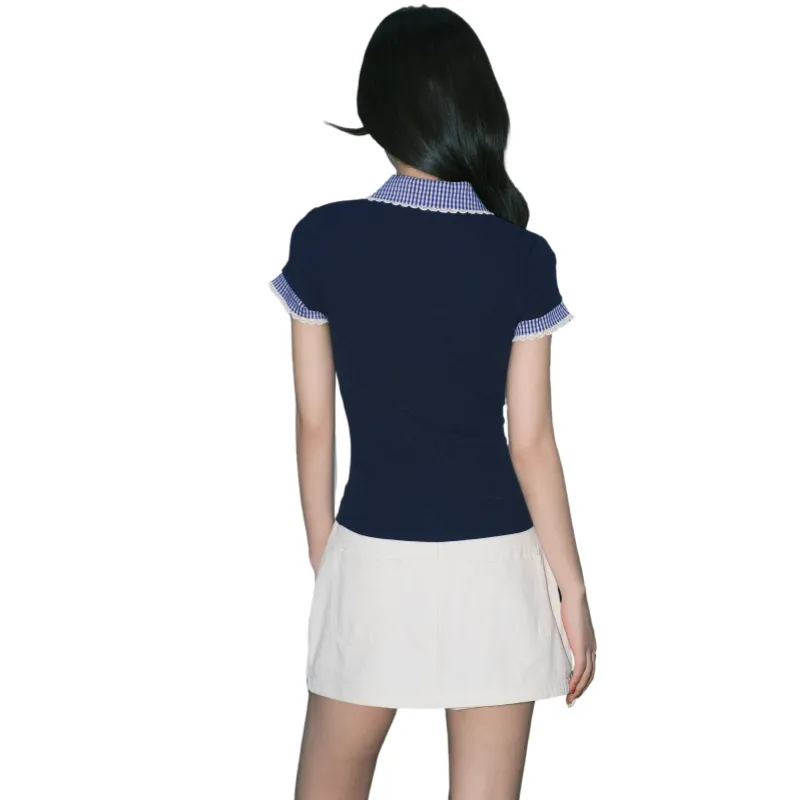 FOREVER 21 Regular T Shirt Women's Royal Blue-0