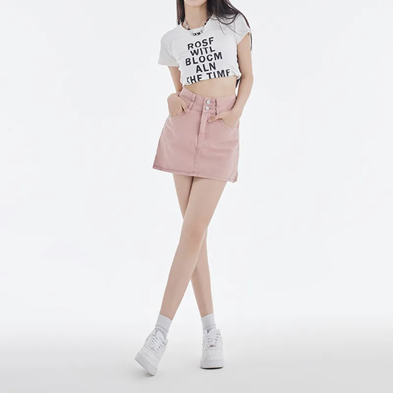 FOREVER 21 Denim Short Skirts Women's-5
