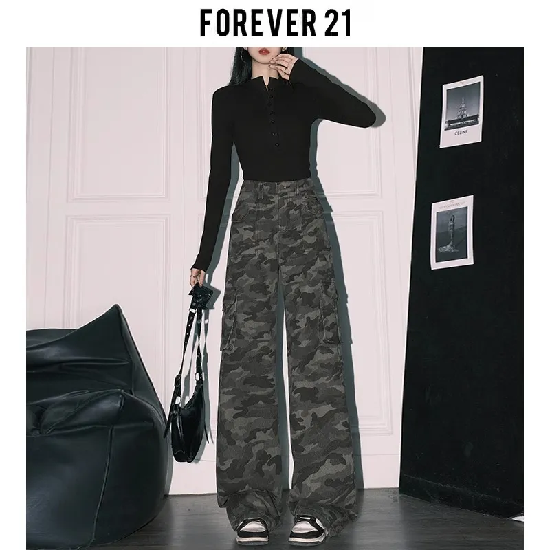 FOREVER 21 Jeans Unisex Camouflage-3
