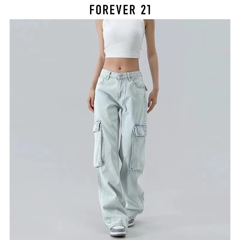 FOREVER 21 Jeans Women's Light Blue-3