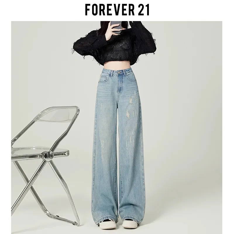 FOREVER 21 Jeans Women's Light Blue-4