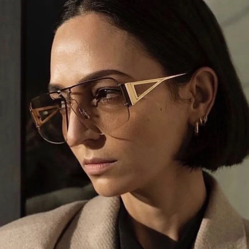 NOME Metal Square Sunglasses Unisex-5