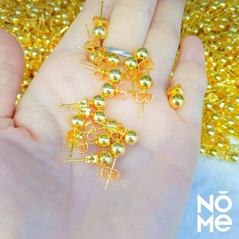 NOME Gold-Plated Copper Stud Earrings Women's-4