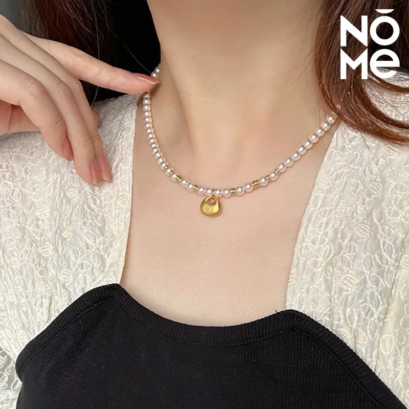 NOME Gold Plated Copper Necklaces Women's-2