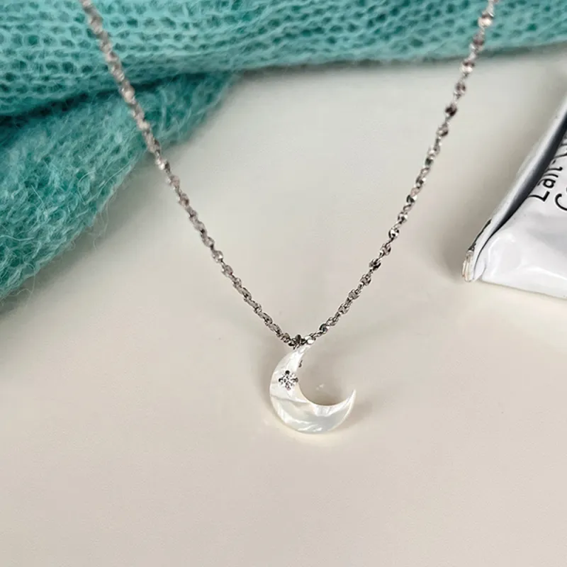 NOME White Butterfly Shell Necklaces Women's-1