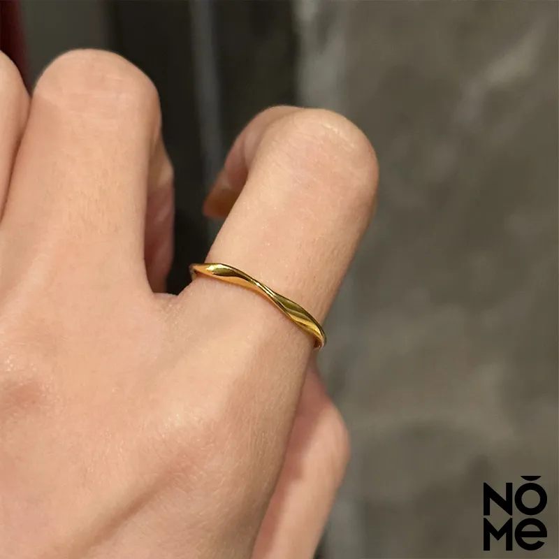 NOME Silver Plated Rings Unisex-3