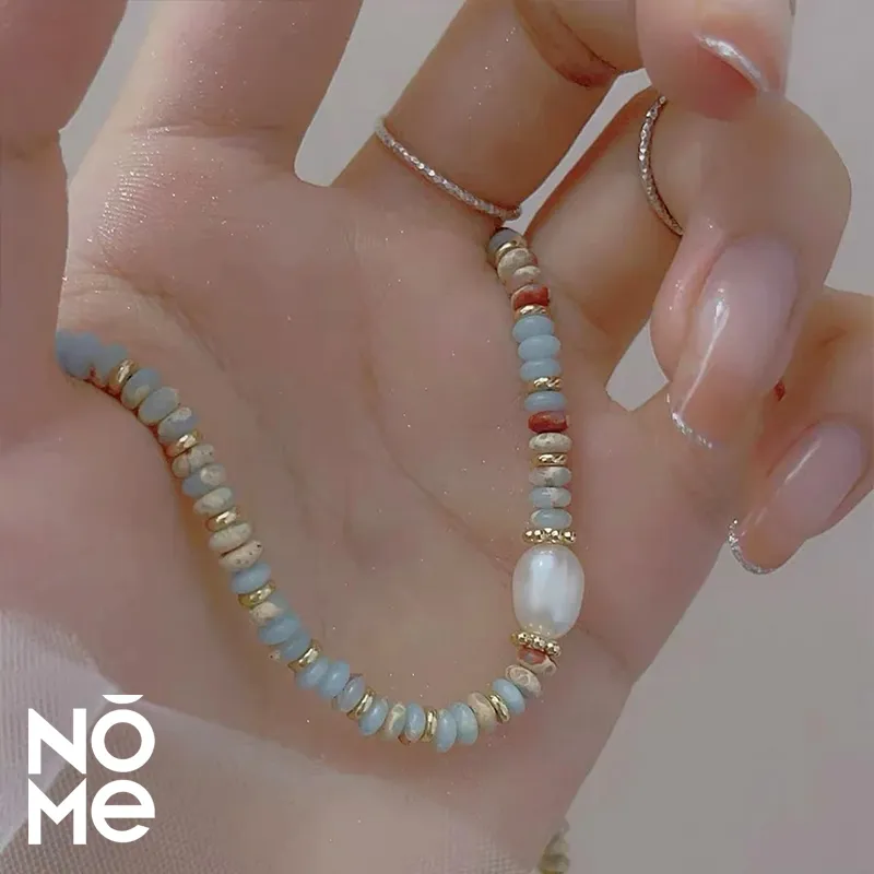 NOME Shoushan Stone, Pearl Necklaces Women's-2