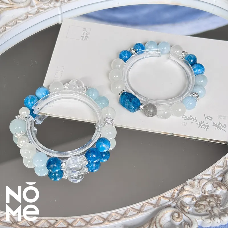 NOME Crystal Jade Bracelets Unisex-5