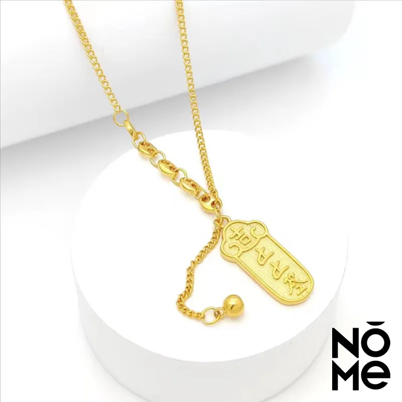 NOME Gold Plated Copper Necklaces Women's-3