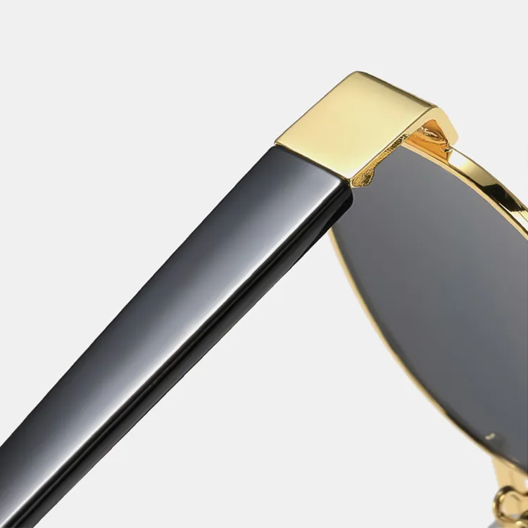 NOME Metal Oval Sunglasses Unisex-6