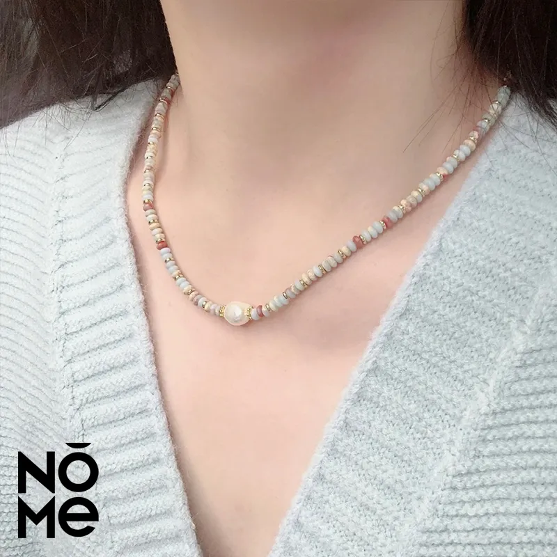 NOME Shoushan Stone, Pearl Necklaces Women's-4